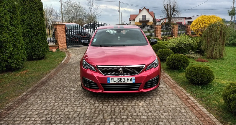 Peugeot 308 cena 39800 przebieg: 78000, rok produkcji 2019 z Kielce małe 79